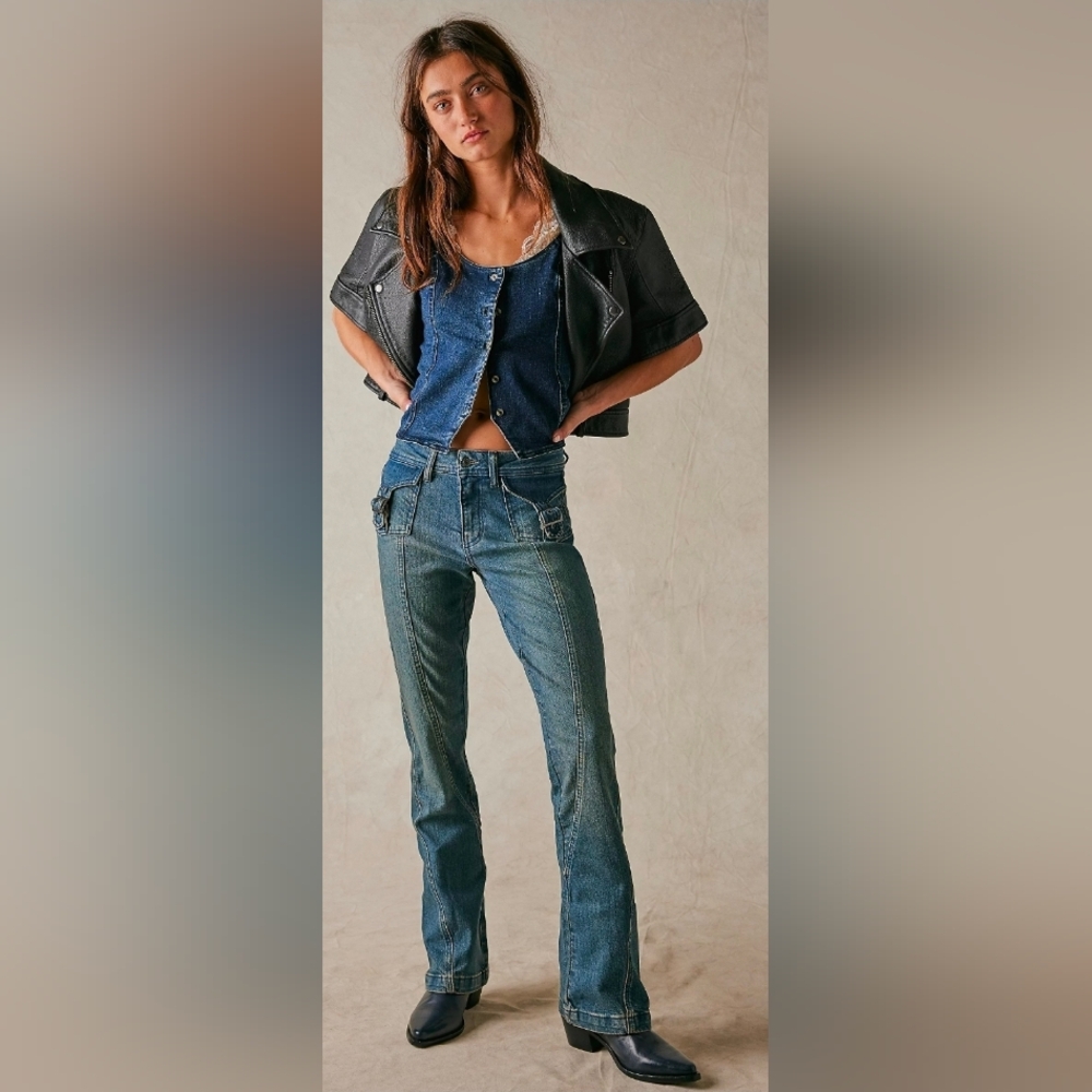 NWT We The Free Love Stone Bootcut Jeans